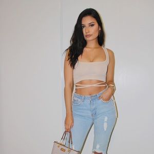 Nude top